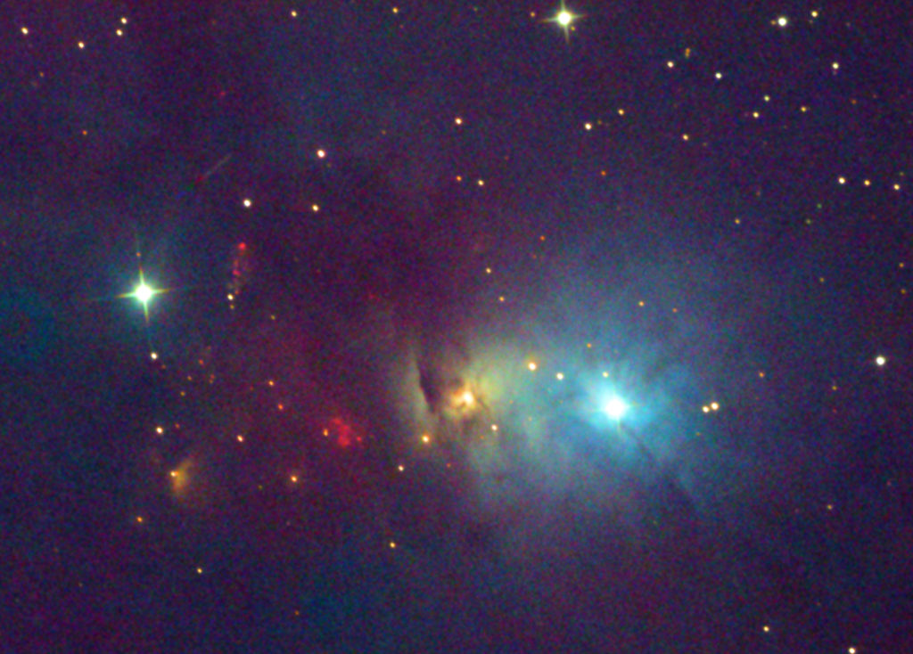 NGC1333 Reflexionsnebelps 1024x734 - Nebelgebiet NGC1333