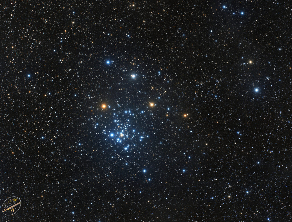 NGC 2516, Diamond Cluster offener Sternhaufen