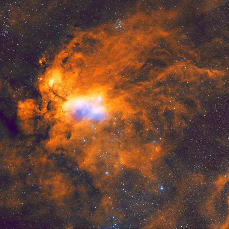IC 4628, Garnelennebel Emissionsnebel